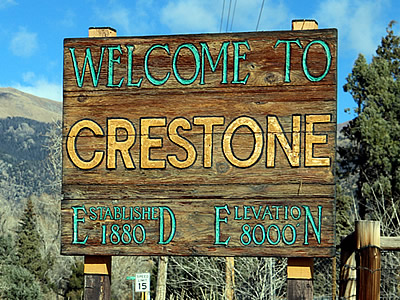 Crestone Sign